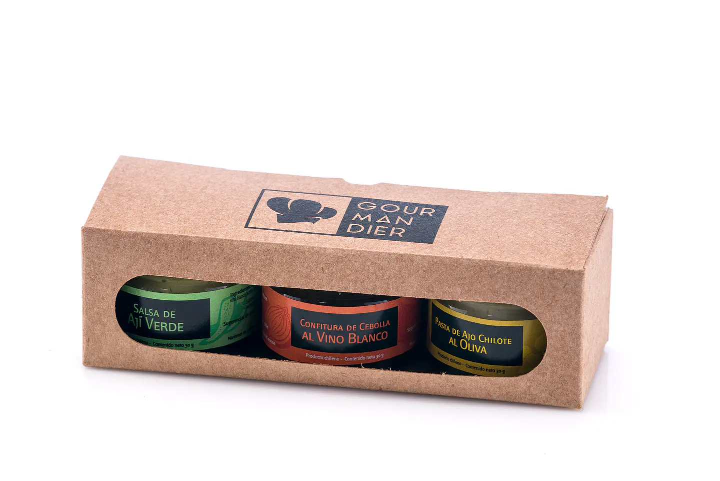 Gourmandier - Caja gourmet 3 u - 28 mL 1