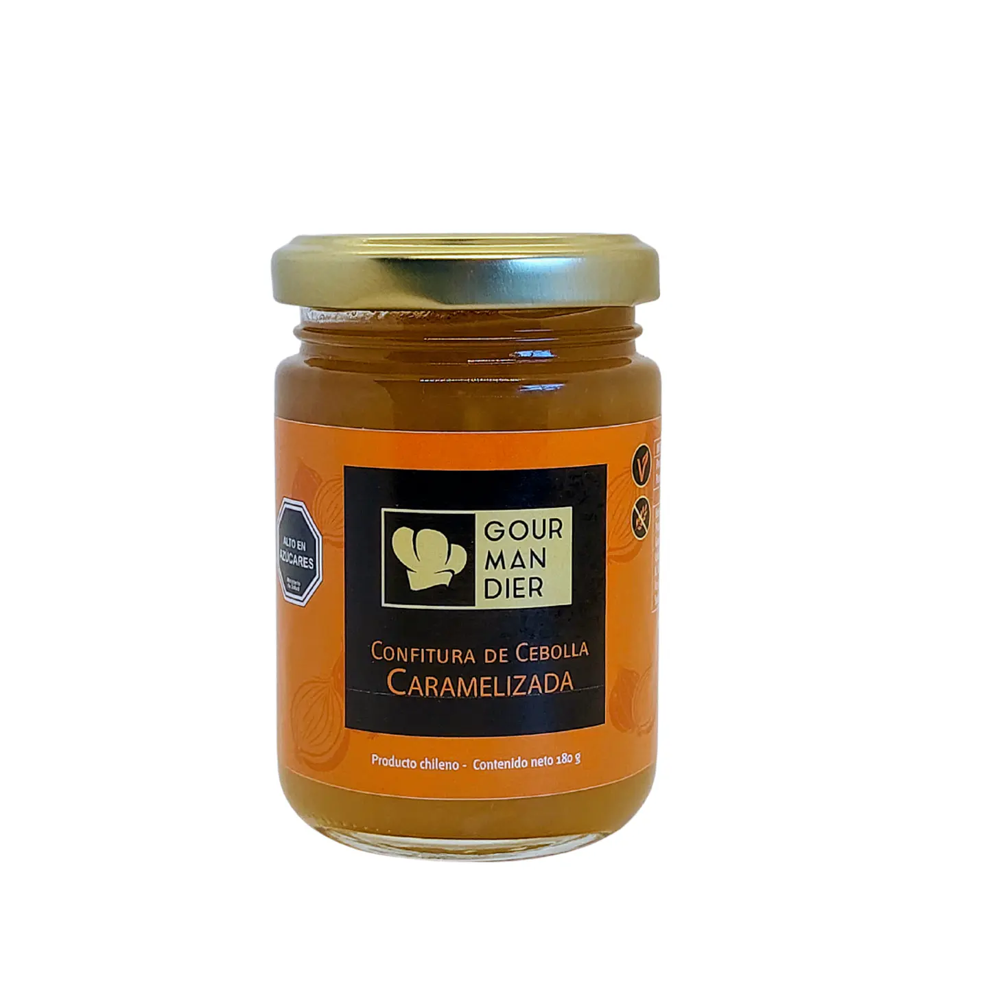 Gourmandier - Confitura cebolla caramelizada - 156 mL 1