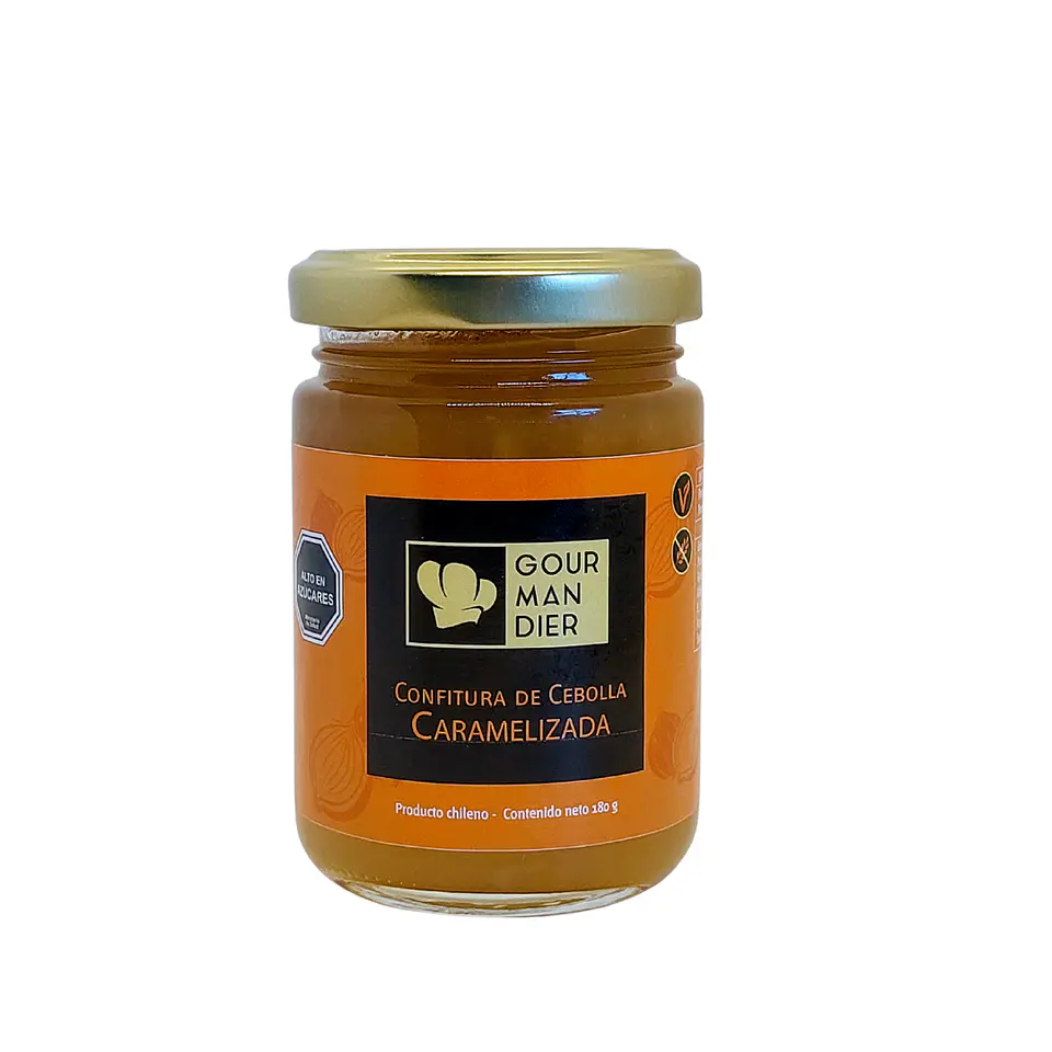 Gourmandier - Confitura cebolla caramelizada - 156 mL 1