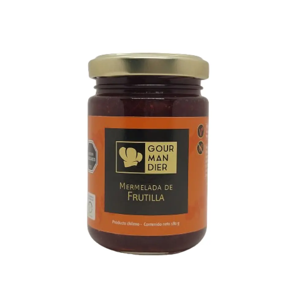 Gourmandier - Mermelada frutilla - 156 mL 1