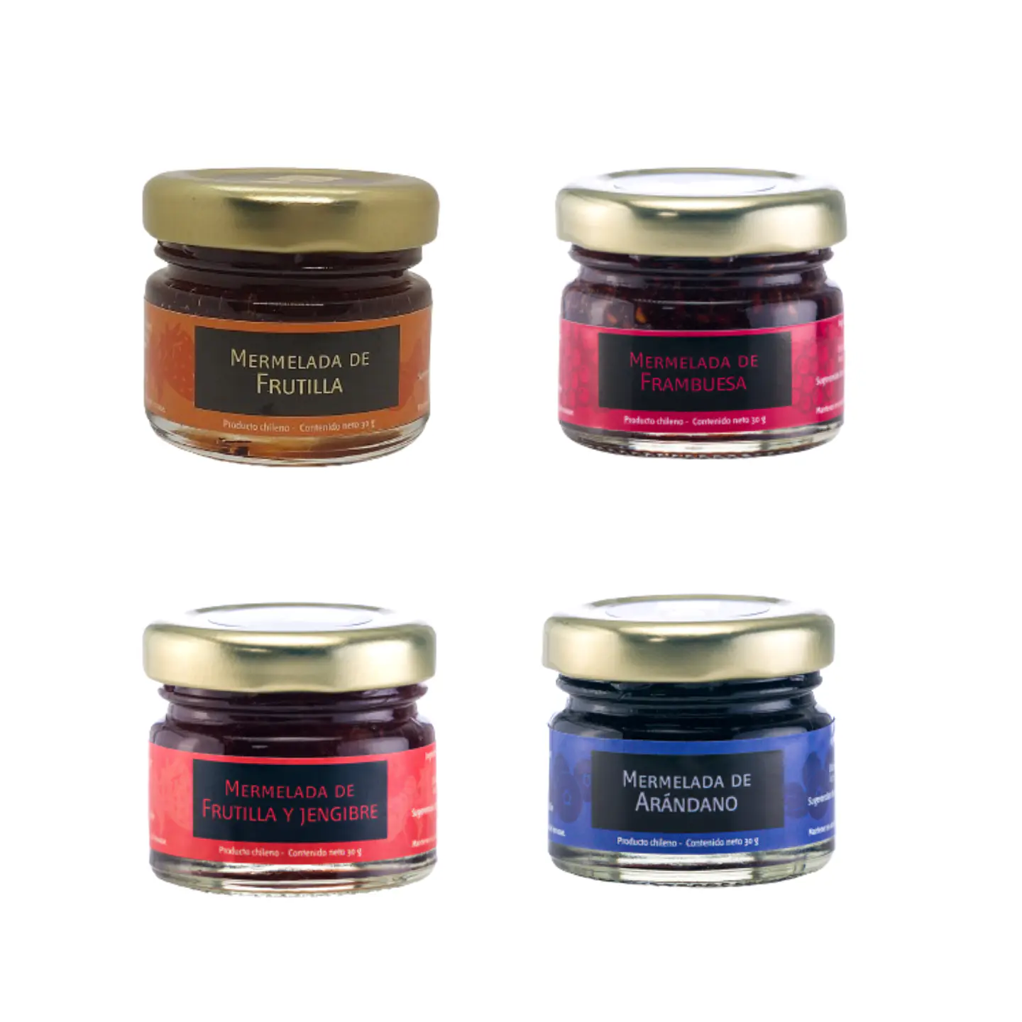 Pack mermeladas 28 mL - Gourmandier 1