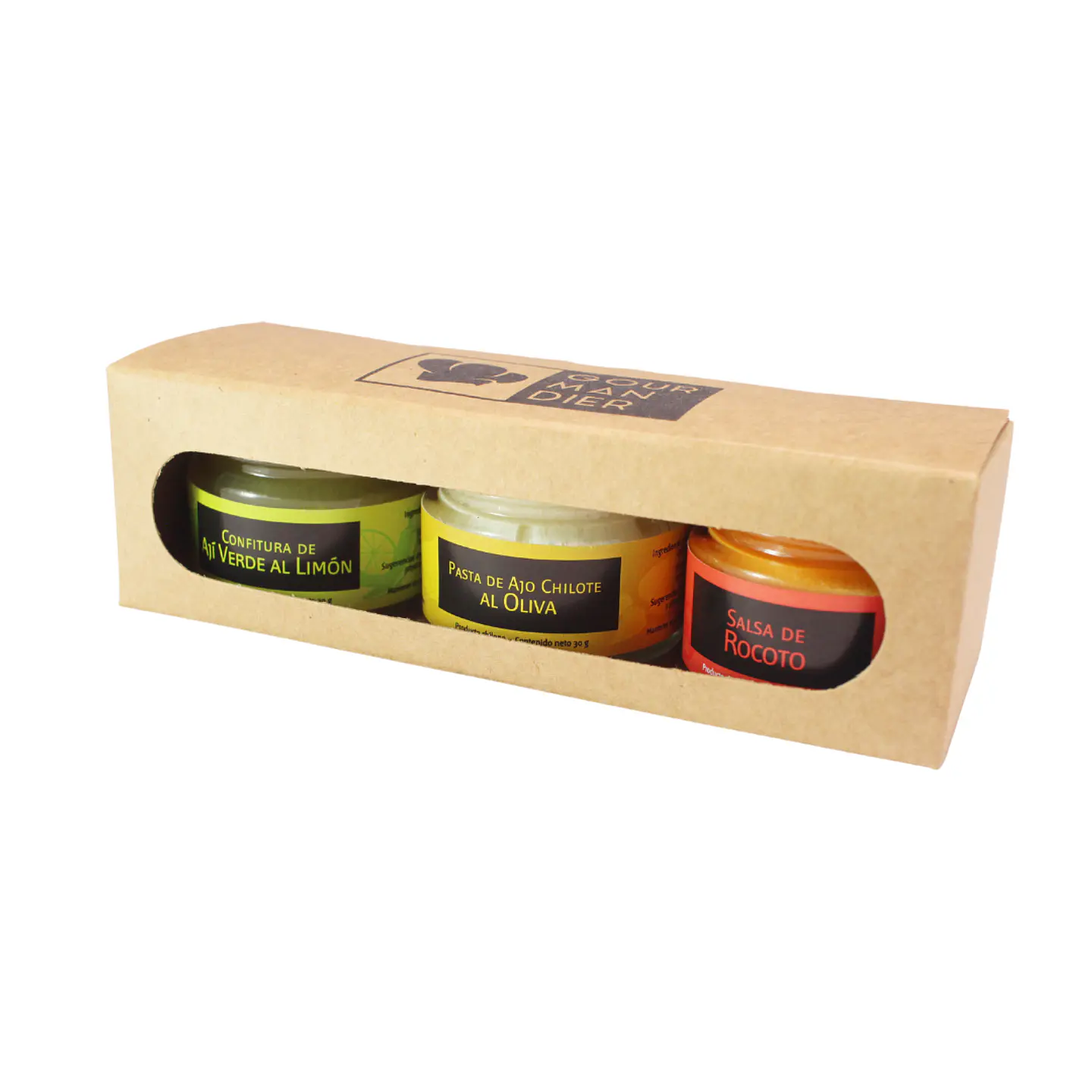 Gourmandier - Caja gourmet 3 u - 28 mL 2