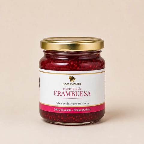 Gourmandier - Mermelada frambuesa - 260 mL