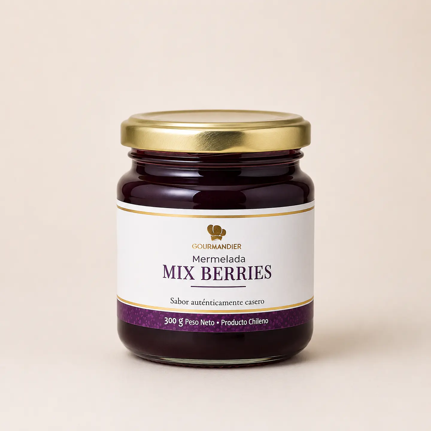 Gourmandier - Mermelada mix de berries - 260 mL 1