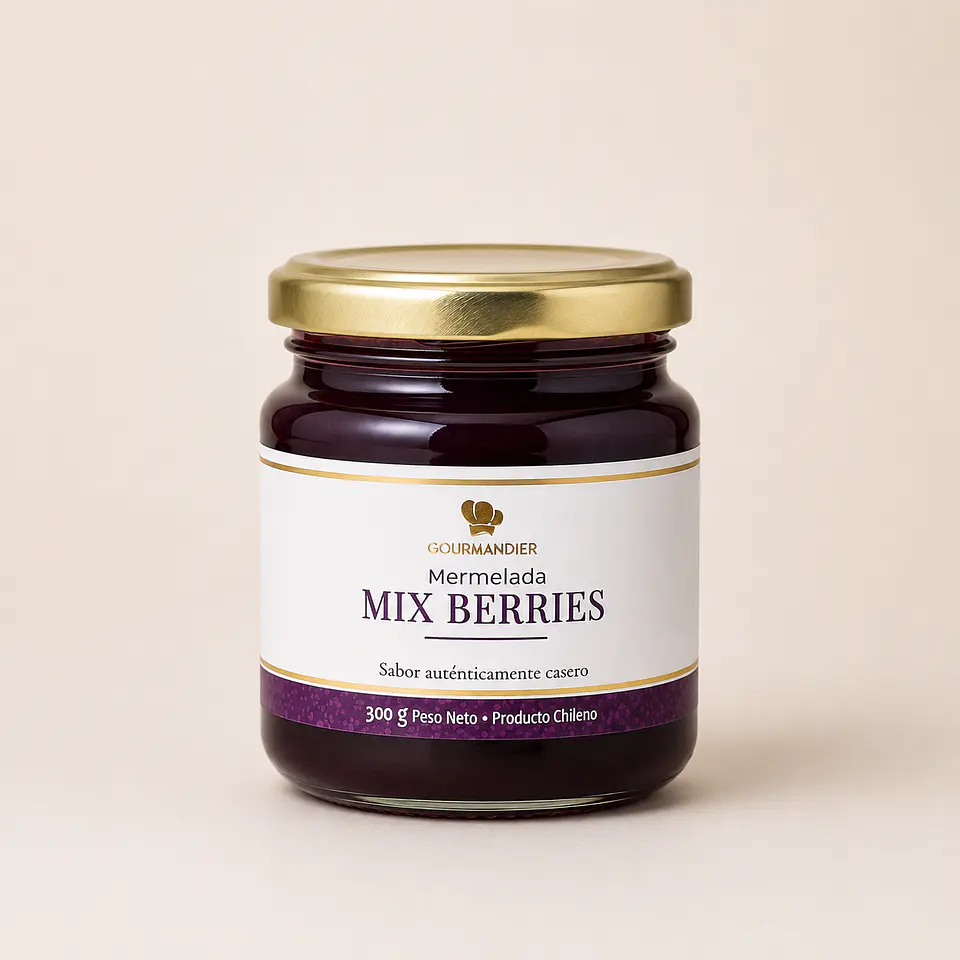 Gourmandier - Mermelada mix de berries - 260 mL 1
