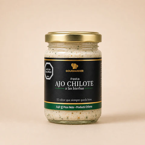 Gourmandier - Pasta ajo hierbas 156 mL