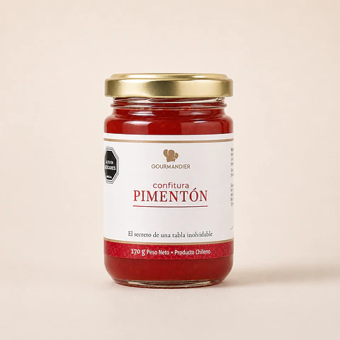 Gourmandier - Confitura pimentón - 156 mL