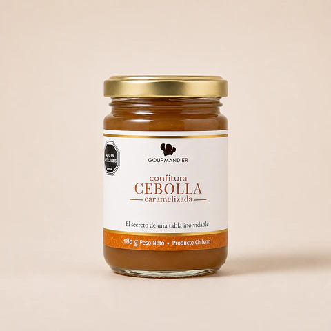 Gourmandier - Confitura cebolla caramelizada - 156 mL