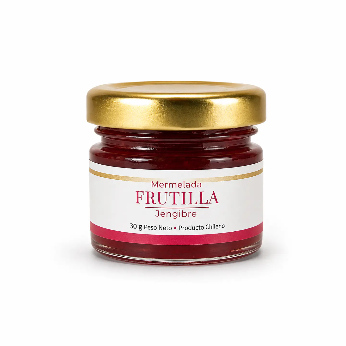 Gourmandier - Mermelada frutilla & jengibre - 28 mL 1