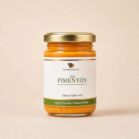 Gourmandier . Dip de pimenton 156 mL