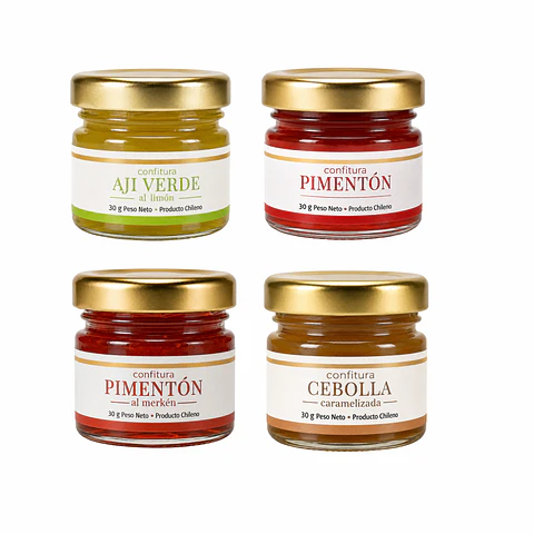 Pack confituras 28 mL Gourmandier