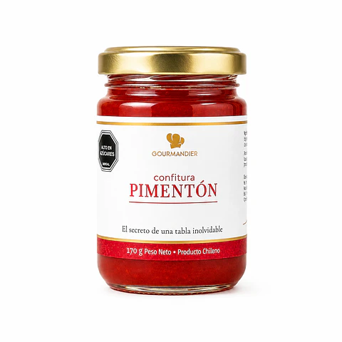 Gourmandier - Confitura pimentón - 156 mL