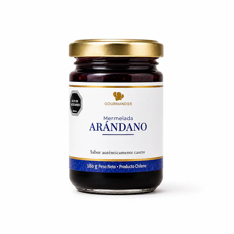 Gourmandier - Mermelada arándano - 156 mL