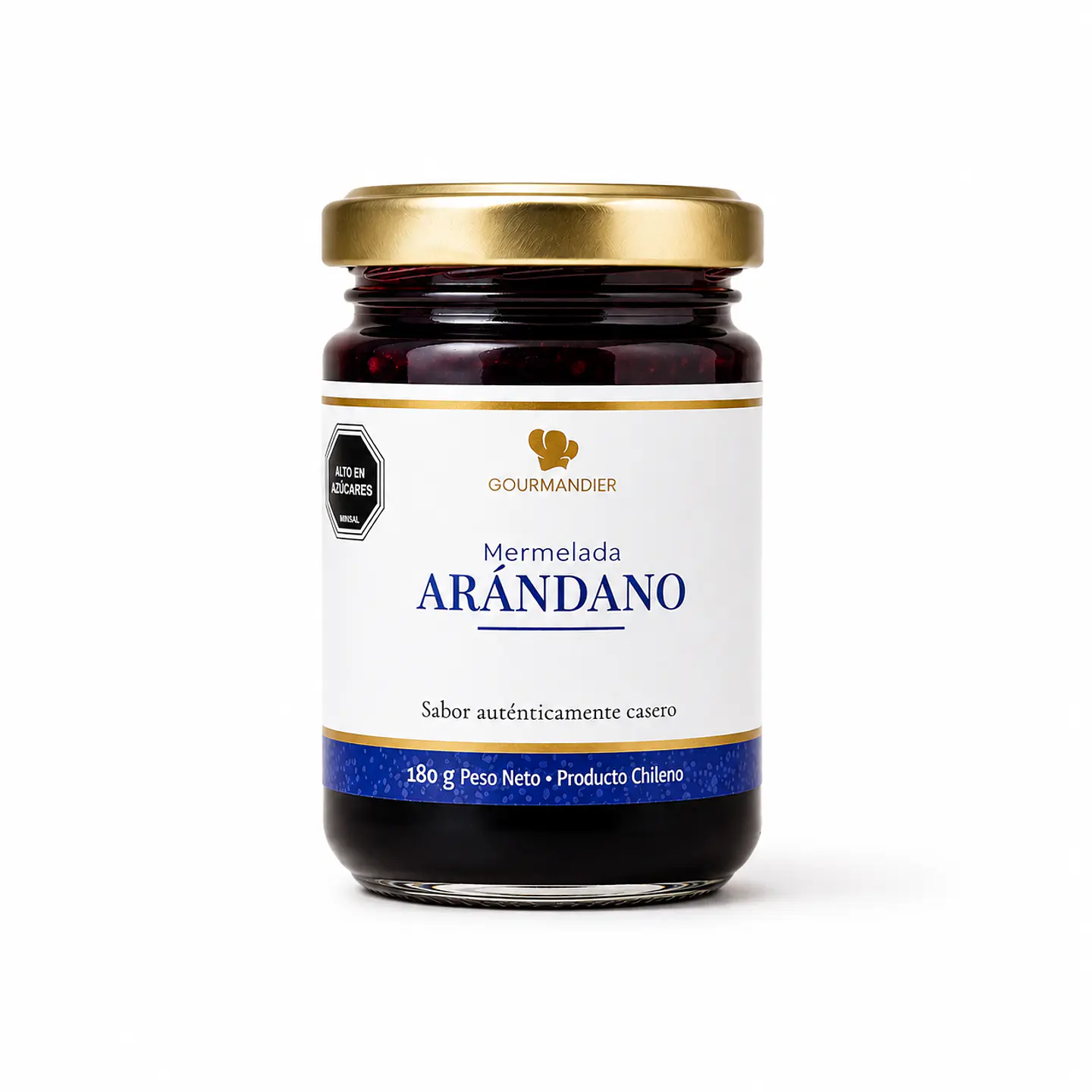 Gourmandier - Mermelada arándano - 156 mL 1