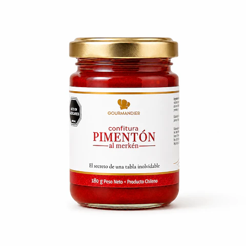 Gourmandier - Confitura pimentón merkén - 156 mL