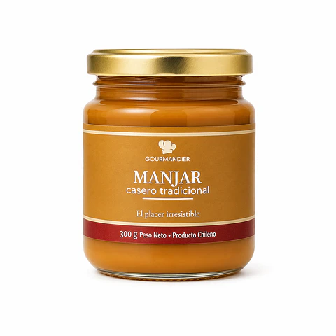 Gourmandier - Manjar casero tradicional - 260 mL