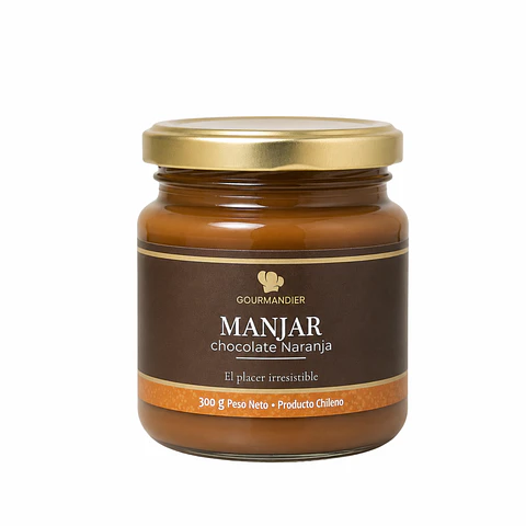 Gourmandier - Manjar chocolate naranja - 260 mL