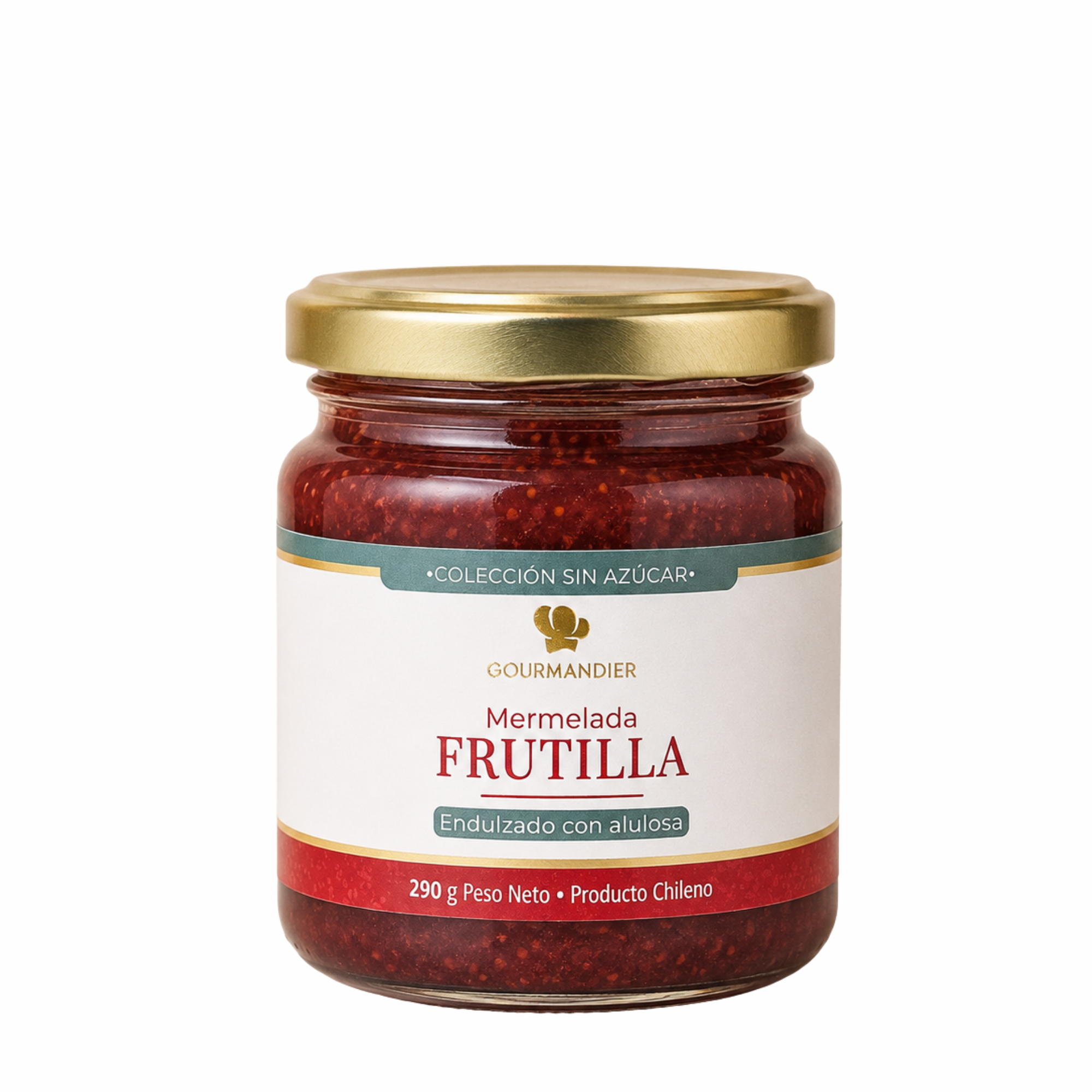 Mermelada de frutilla sin azúcar 270 g.
