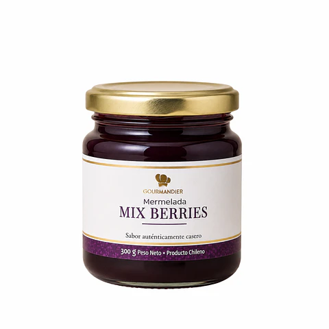 Gourmandier - Mermelada mix de berries - 260 mL