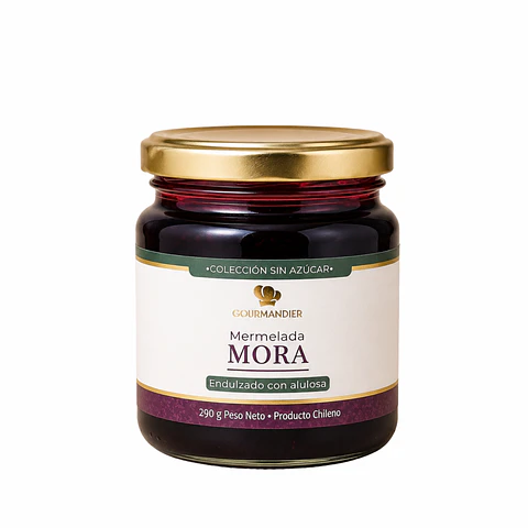 Gourmandier - Mermelada mora sin azúcar - 260 mL