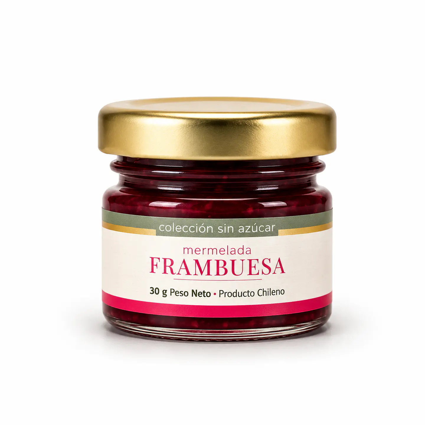 Gourmandier - Mermelada frambuesa Sin azúcar - 28 mL 1