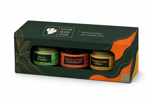 Gourmandier - Caja gourmet 3 u - 28 mL