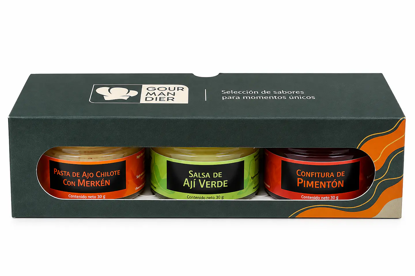 Gourmandier - Caja gourmet 3 u - 28 mL 1