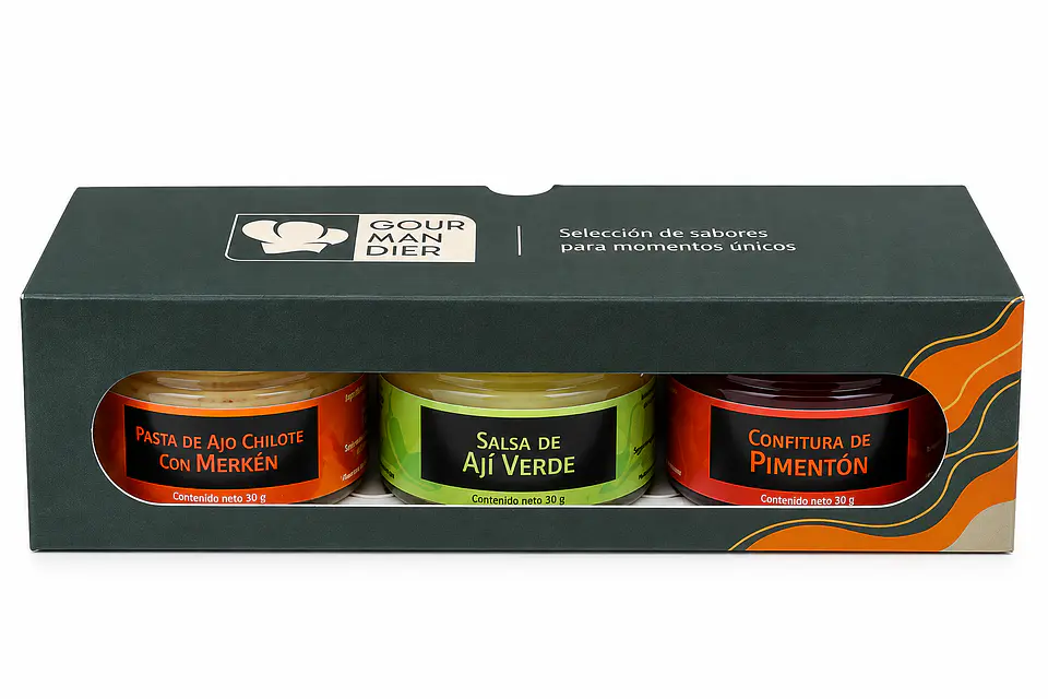 Gourmandier - Caja gourmet 3 u - 28 mL 1