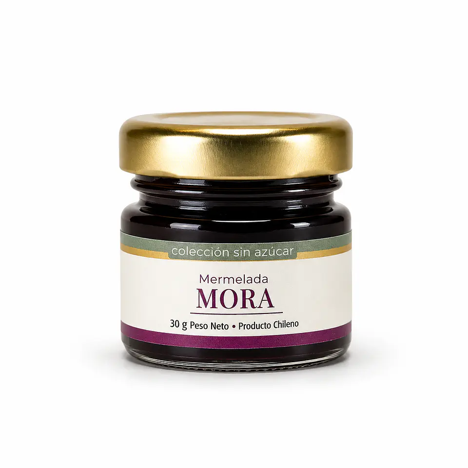 Gourmandier - Mermelada mora sin azúcar - 28 mL 1