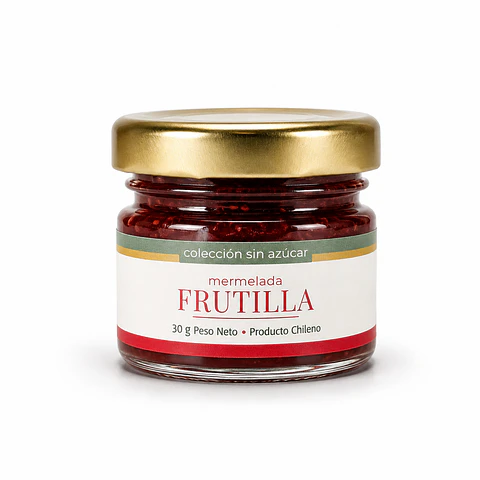 Gourmandier - Mermelada frutilla sin azúcar - 28 mL