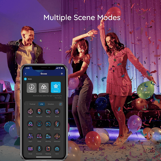 Tira de luces LED Govee RGBIC Wi-Fi + Bluetooth (5mts y 10mts) - Image 6