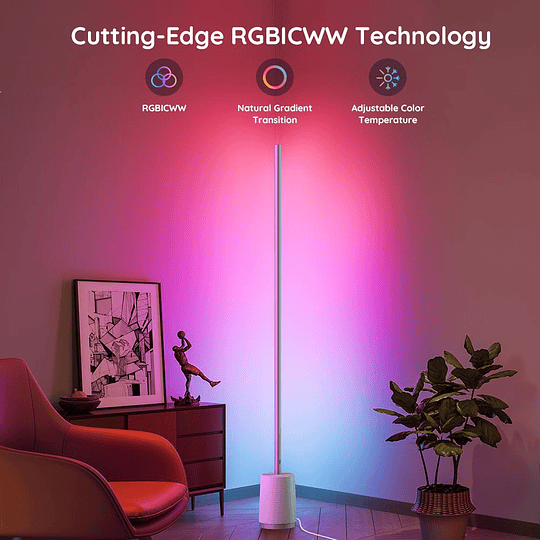 Lámpara de Piso Para Esquina Lyra RGBICWW Govee - Image 3