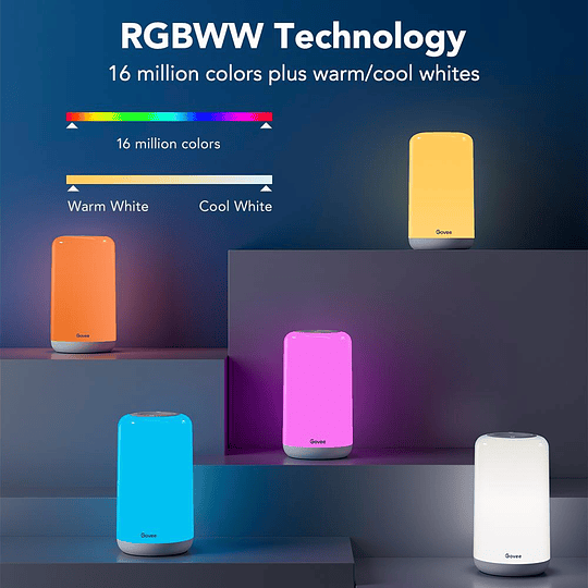 Govee Aura Lite Lámpara de mesa RGBWW Wi-Fi + Bluetooth - Image 7