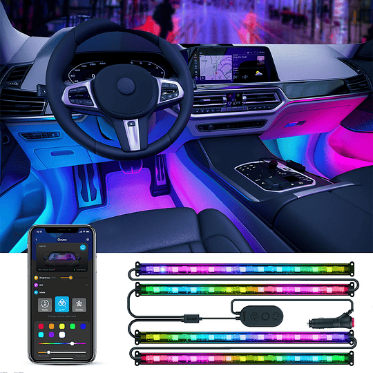 Luces interiores para automóvil Govee RGBIC - Image 6