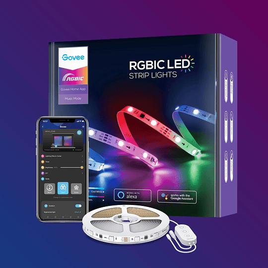 Tira de luces LED Govee RGBIC Wi-Fi + Bluetooth (5mts y 10mts) - Image 7
