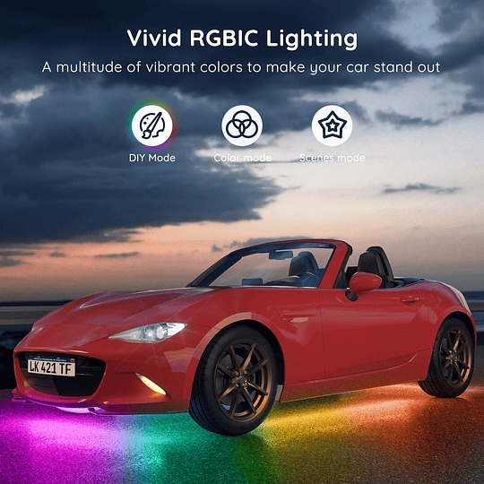 Luces led para auto RGBIC Underglow Govee - Image 5