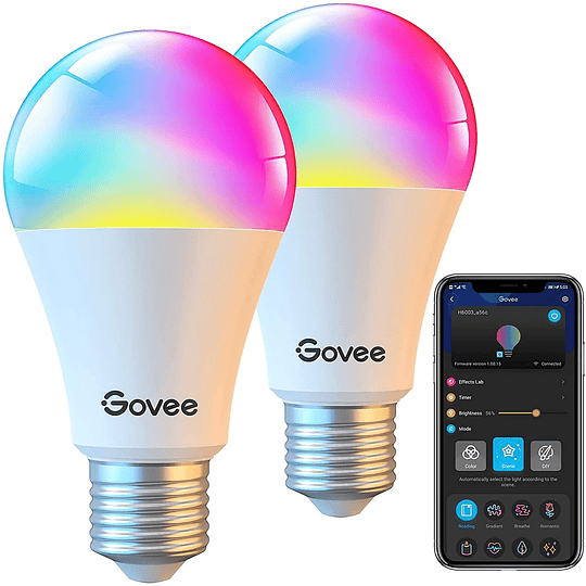Ampolletas LED inteligentes Govee Wi-Fi RGBWW - Image 1