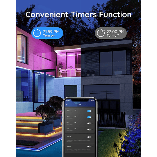 Tira de luces LED RGBIC exteriores Govee Phantasy (10 mts) - Image 3