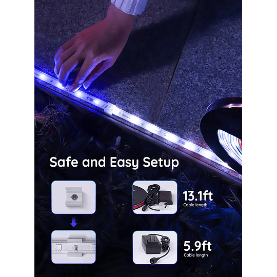 Tira de luces LED RGBIC exteriores Govee Phantasy (10 mts) - Image 7