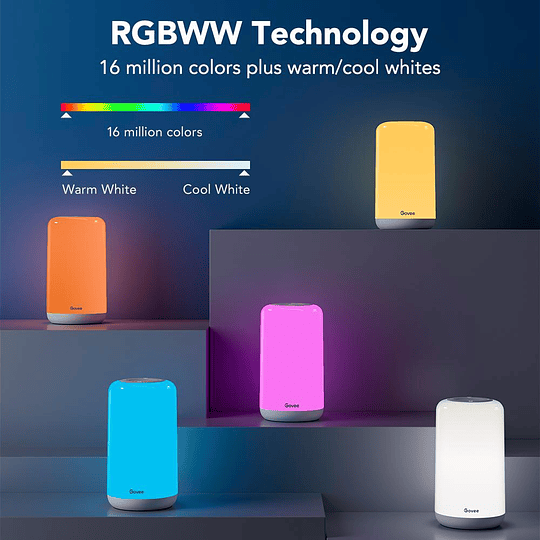 Govee Aura Lite Lámpara de mesa RGBWW Wi-Fi + Bluetooth- COPIAR - Image 7