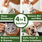 Ear Cleaner Wipes for Dogs & Cats 100ct - Natural Wax & Dirt Remover - thumbnail 3