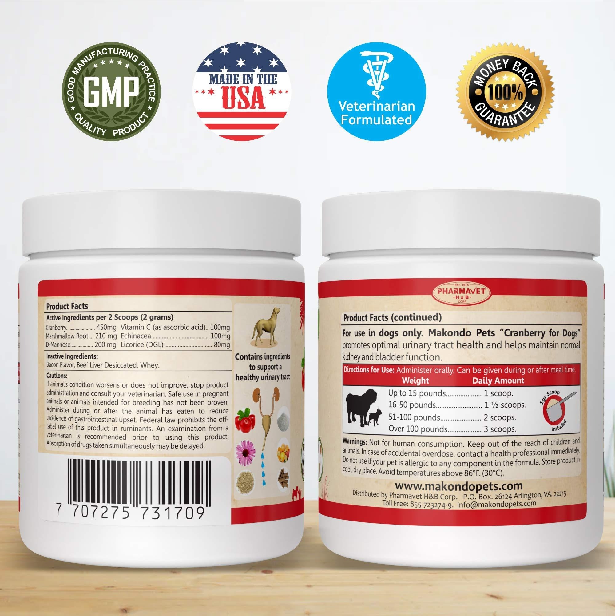 Dog Cranberry Supplement - UTI & Kidney Support, Incontinence, Pee Health 5