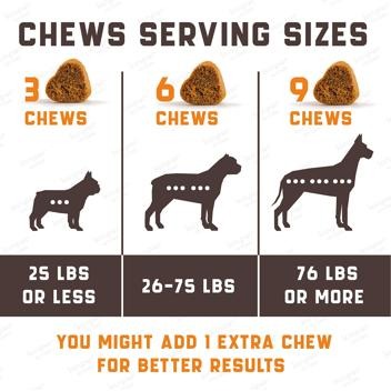 Natural Calming Chews for Dogs - Hemp Oil, Valerian Root, Duck Flavor, 180ct 4