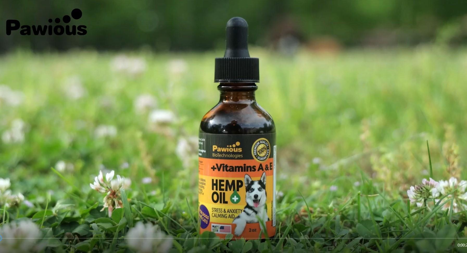 Hemp Oil for Dogs & Cats 2oz, Joint Pain, Anxiety Relief, Organic, USA Made 4