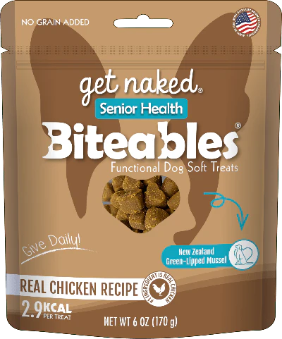 Get Naked Biteables Senior Health Functional Dog Soft Treats, 6 oz. 1