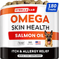 Omega 3 Salmon Oil Chews for Dogs - Allergy, Itch Relief, Skin & Coat Support - thumbnail 1