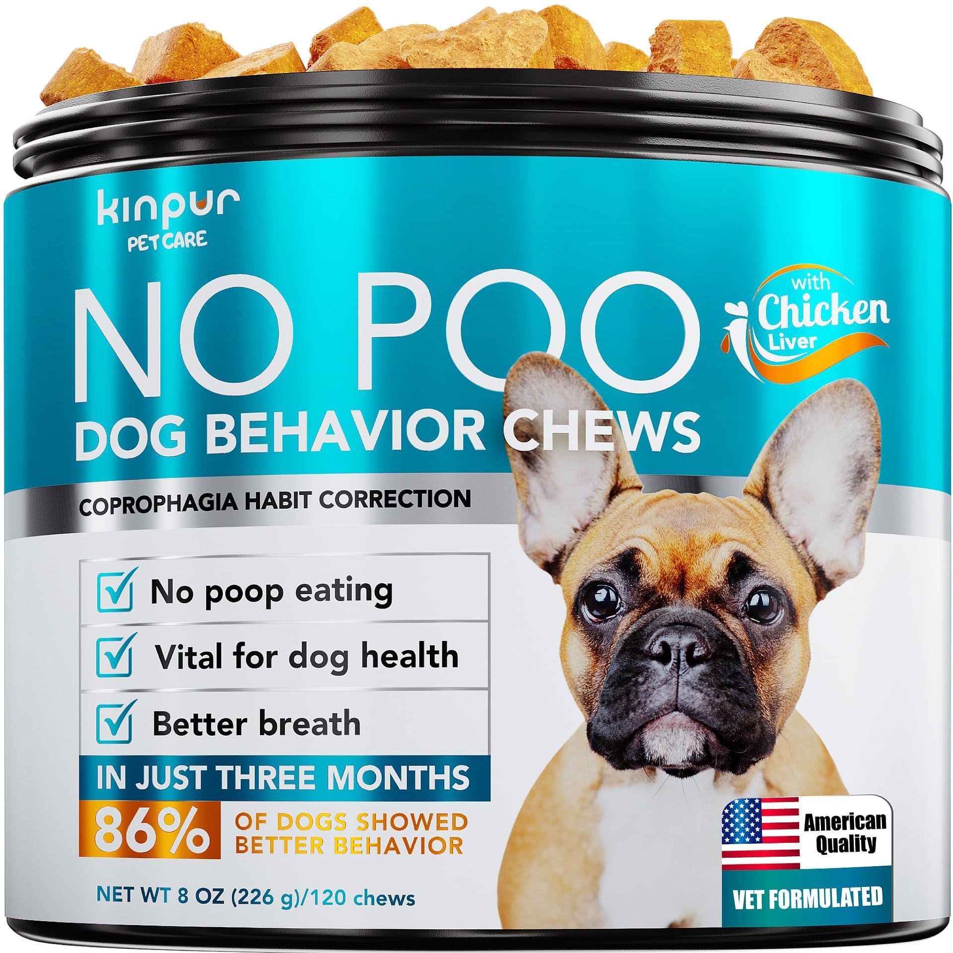 No Poo Chews for Dogs Stop Poop Eating with Probiotics & Digestive Support 1