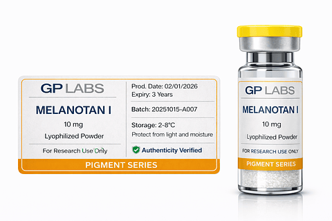 Melanotan 1 10 mg | Pigmentation Research Peptide | GP LABS Pigment Series