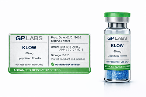 KLOW 80 mg | Multi-Peptide Recovery Complex | GP LABS