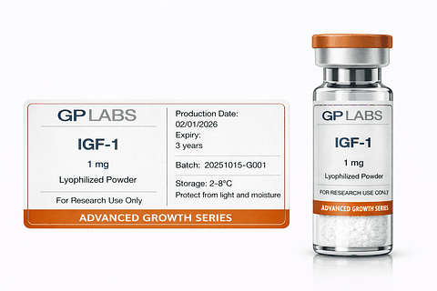 IGF-1 LR3 1 mg | Advance Growth Factor Research Peptide | GP LABS Growth Series